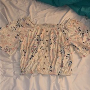 Off the shoulder blouse